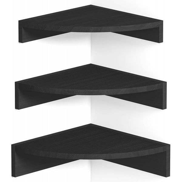 Set of 3 Floating Shelves for Wall Display
